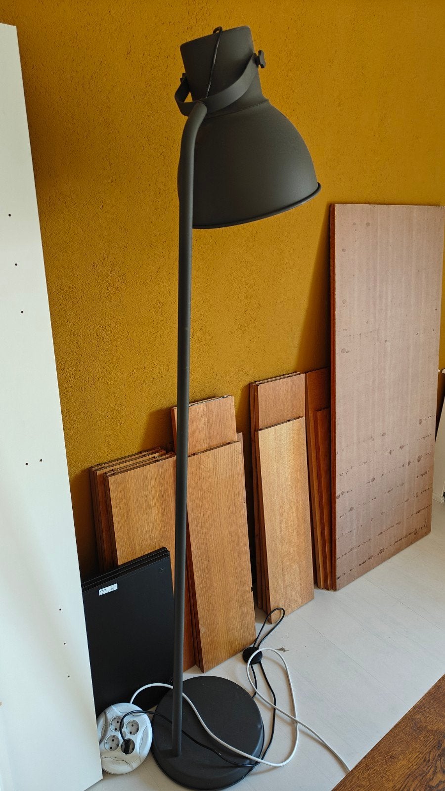 Hektar (IKEA) staande lamp, Ophalen, Zo goed als nieuw, Metaal, 150 tot 200 cm