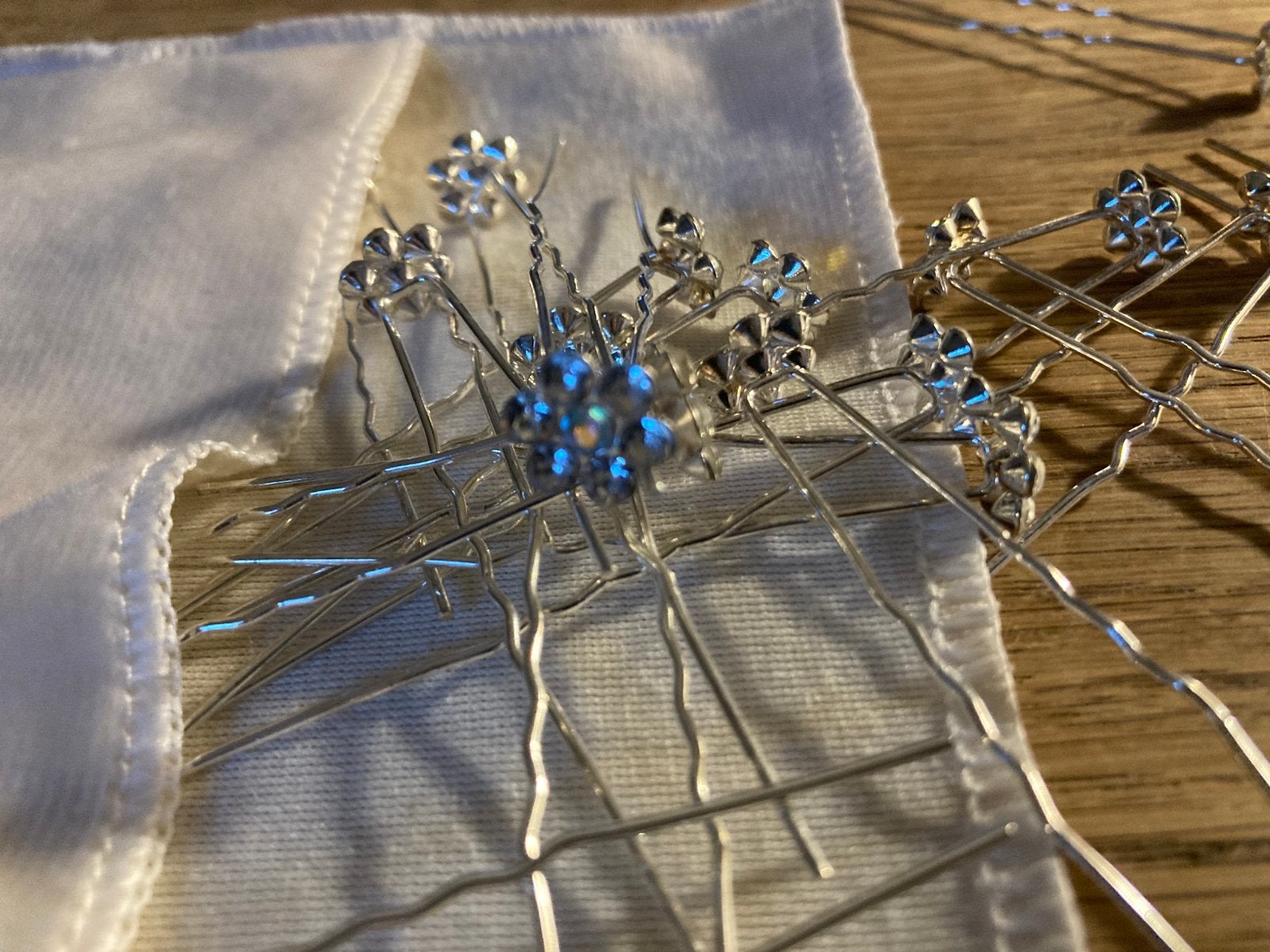 Abrazi sieraden voor de bruid, Verzenden, Zo goed als nieuw, Zilver, Accessoires
