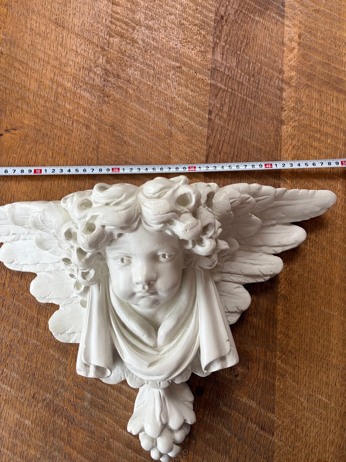 Wandconsole met engeltje - Klassiek en charmant, Gebruikt, Overige materialen, Ophalen of Verzenden, Klassiek
