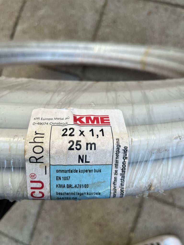 Wicu koper buis, Overige materialen, 6 meter of meer, Overige typen, Nieuw