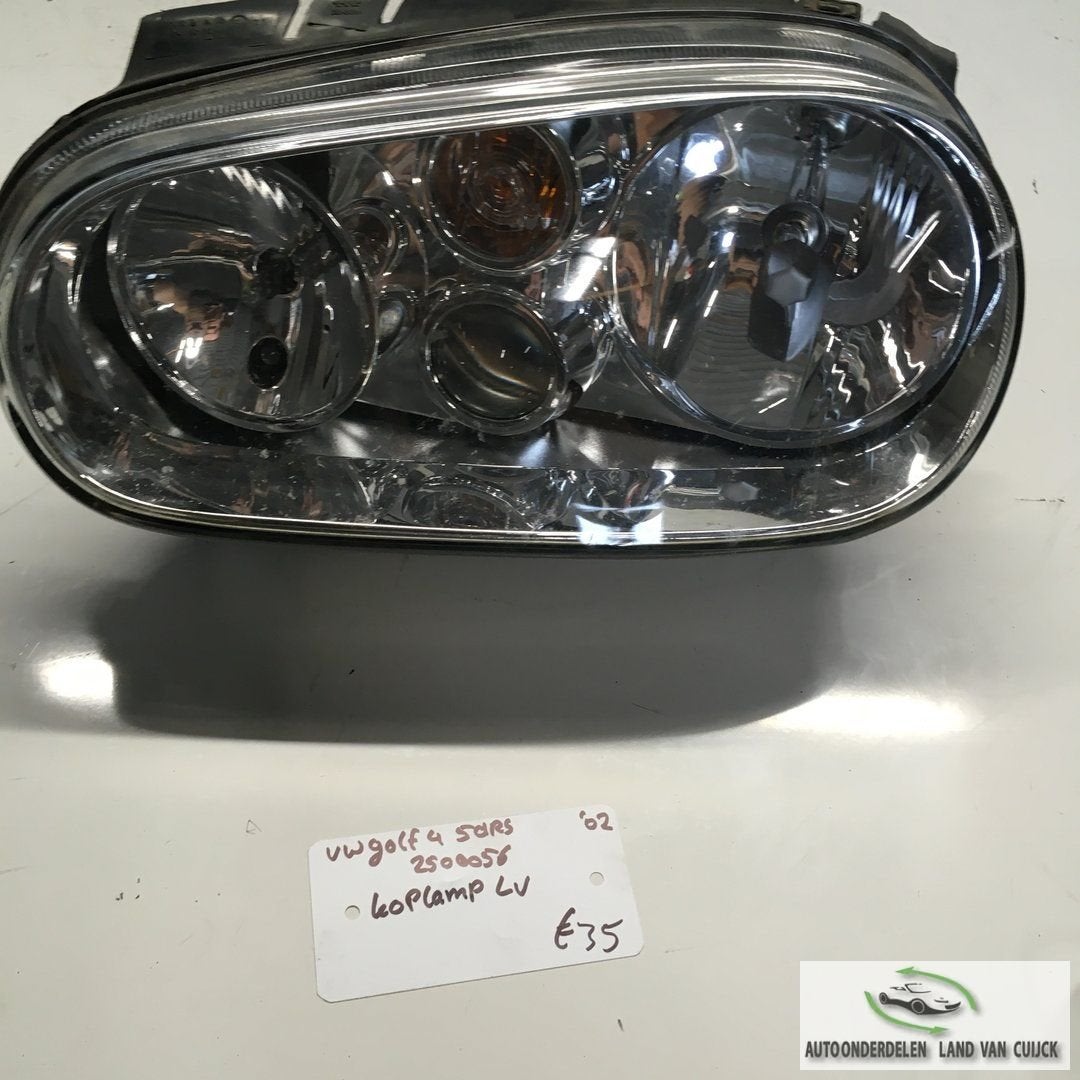 Vw Golf 4 5drs 2.0 B 2002  Wagennr 2500056  Koplamp Linksvoo, Auto-onderdelen, Gebruikt, -, -, Ophalen of Verzenden