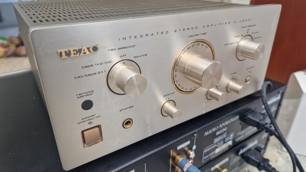 TEAC A-H500i Geïntegreerde Stereo Versterker, Audio, Tv en Foto, Versterkers en Receivers, Overige merken, Gebruikt, Ophalen of Verzenden