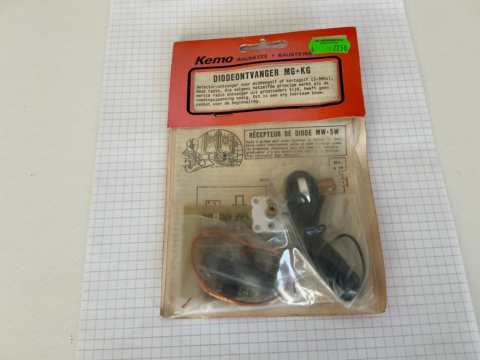 Kemo Diodeontanger MG+KG  elektronic bouwpakket NOS, Hobby en Vrije tijd, Elektronica-componenten, Ophalen of Verzenden, Zo goed als nieuw