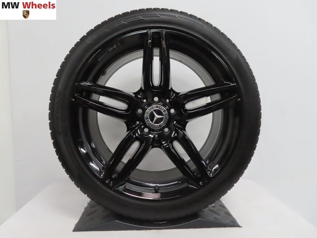 Mercedes  E klasse W213 C238 AMG 19 inch velgen winterbanden, 19 inch, -, -, Banden en Velgen