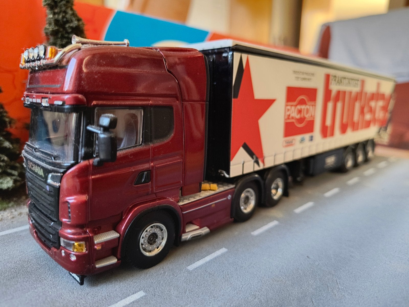 Wsi Scania Truckstar, Hobby en Vrije tijd, Modelauto's | 1:50, Ophalen of Verzenden, Zo goed als nieuw, Bus of Vrachtwagen, Wsi