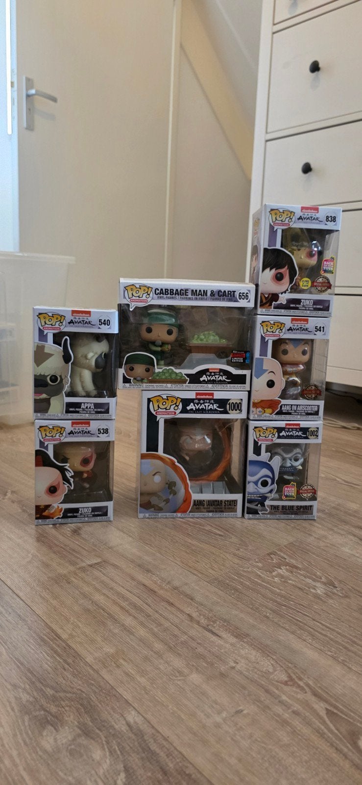 Funko Pop! Avatar: The Last Airbender Collectie, Ophalen