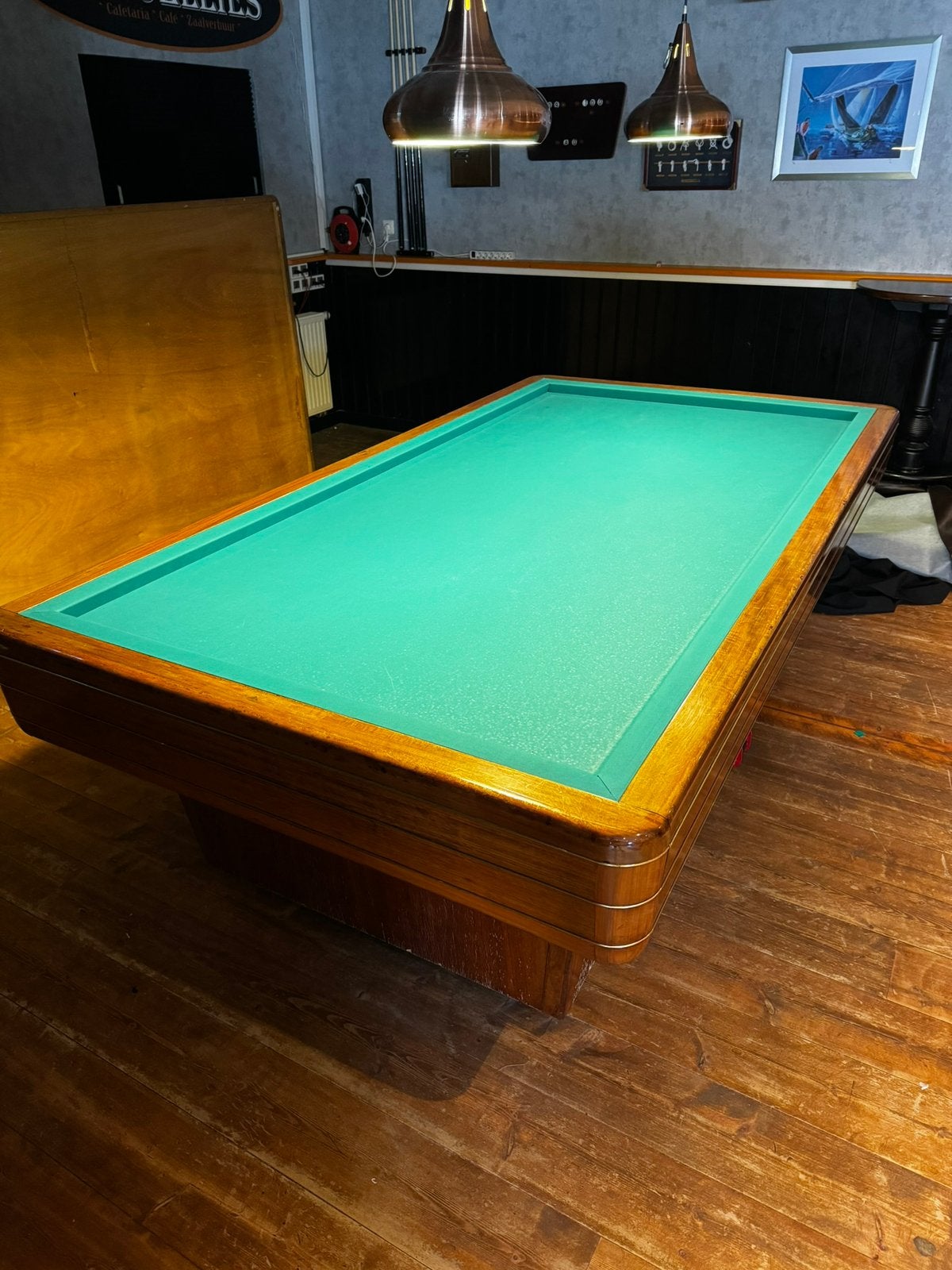 Prachtig biljart, compleet met alles, zie omschrijving, Sport en Fitness, Biljarten en Poolen, Ophalen, Zo goed als nieuw, Biljarttafel