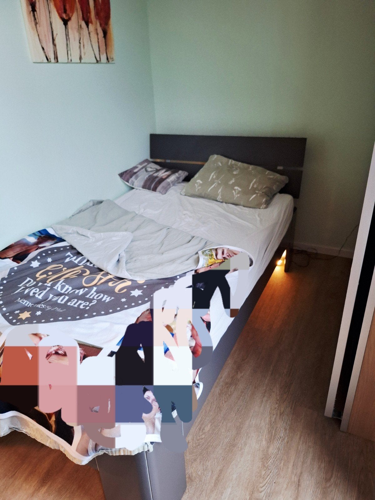 Bed 120x200, Ophalen, Twijfelaar, 120 cm, Grijs