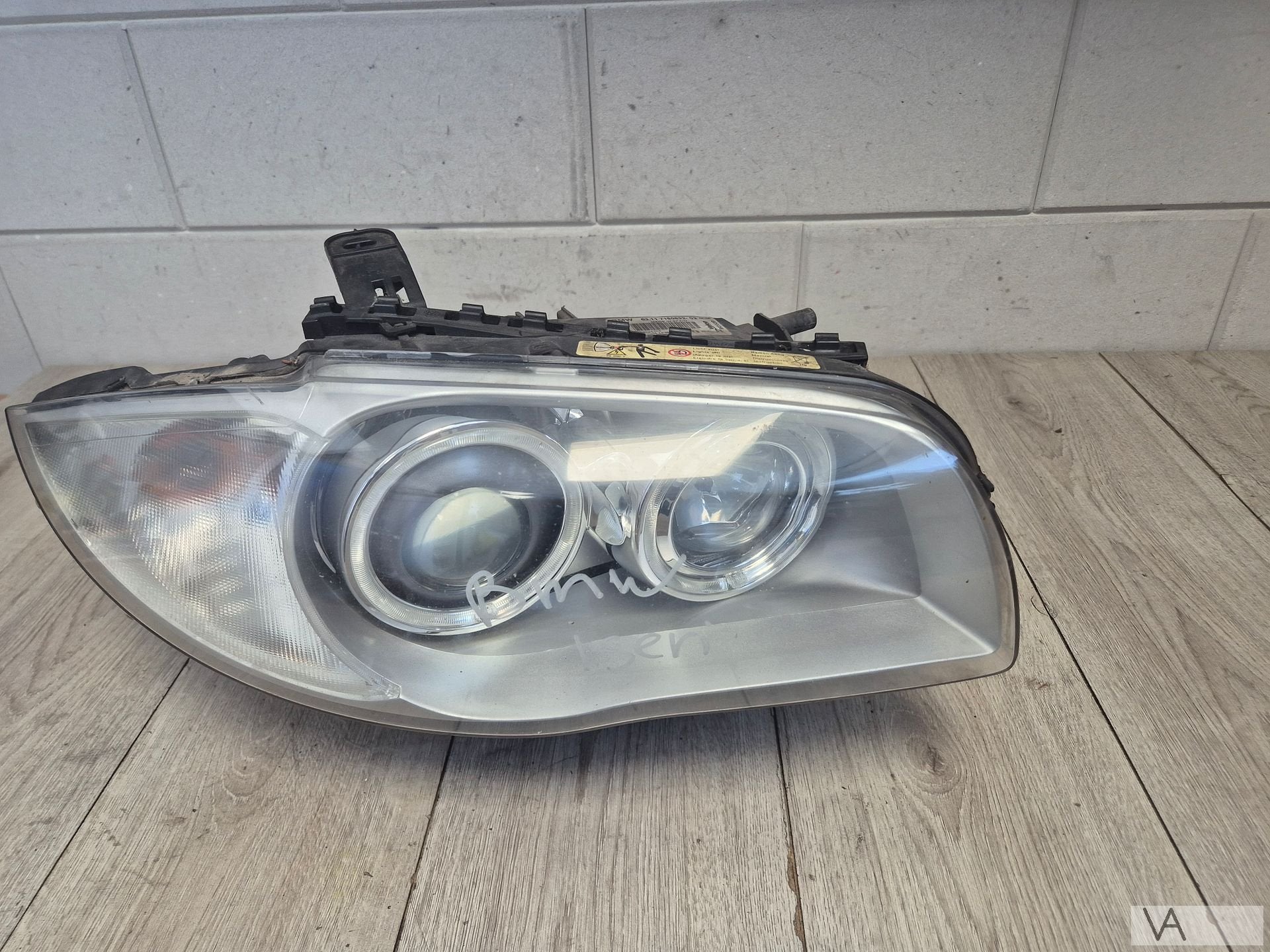 Koplamp XENON rechts van BMW 1 serie E87 2004 - 2008 7180832, Auto-onderdelen, Verlichting, Gebruikt, -, -, Ophalen of Verzenden