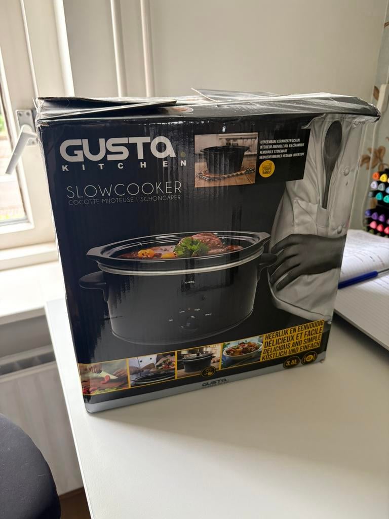 Gusta Kitchen Slowcooker, Witgoed en Apparatuur, Slowcookers, Ophalen of Verzenden, Zo goed als nieuw