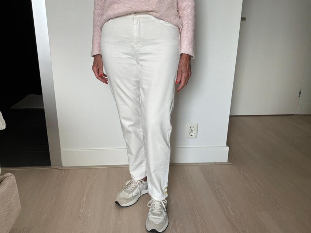 Marccain Jeans maat 4 (40), Ophalen of Verzenden, Zo goed als nieuw, Wit, Overige jeansmaten