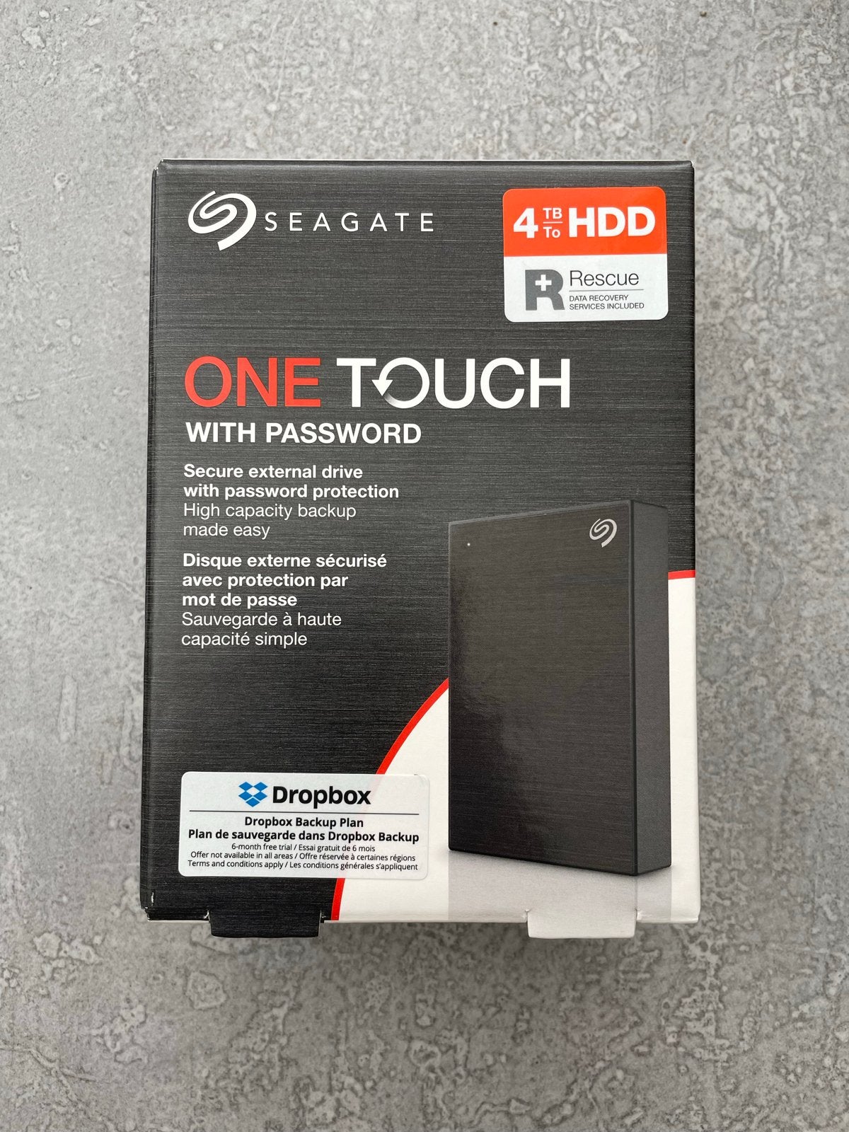 New - Seagate One Touch External Portable HDD - 4TB, Computers en Software, Harde schijven, Console, HDD, Nieuw, Ophalen of Verzenden