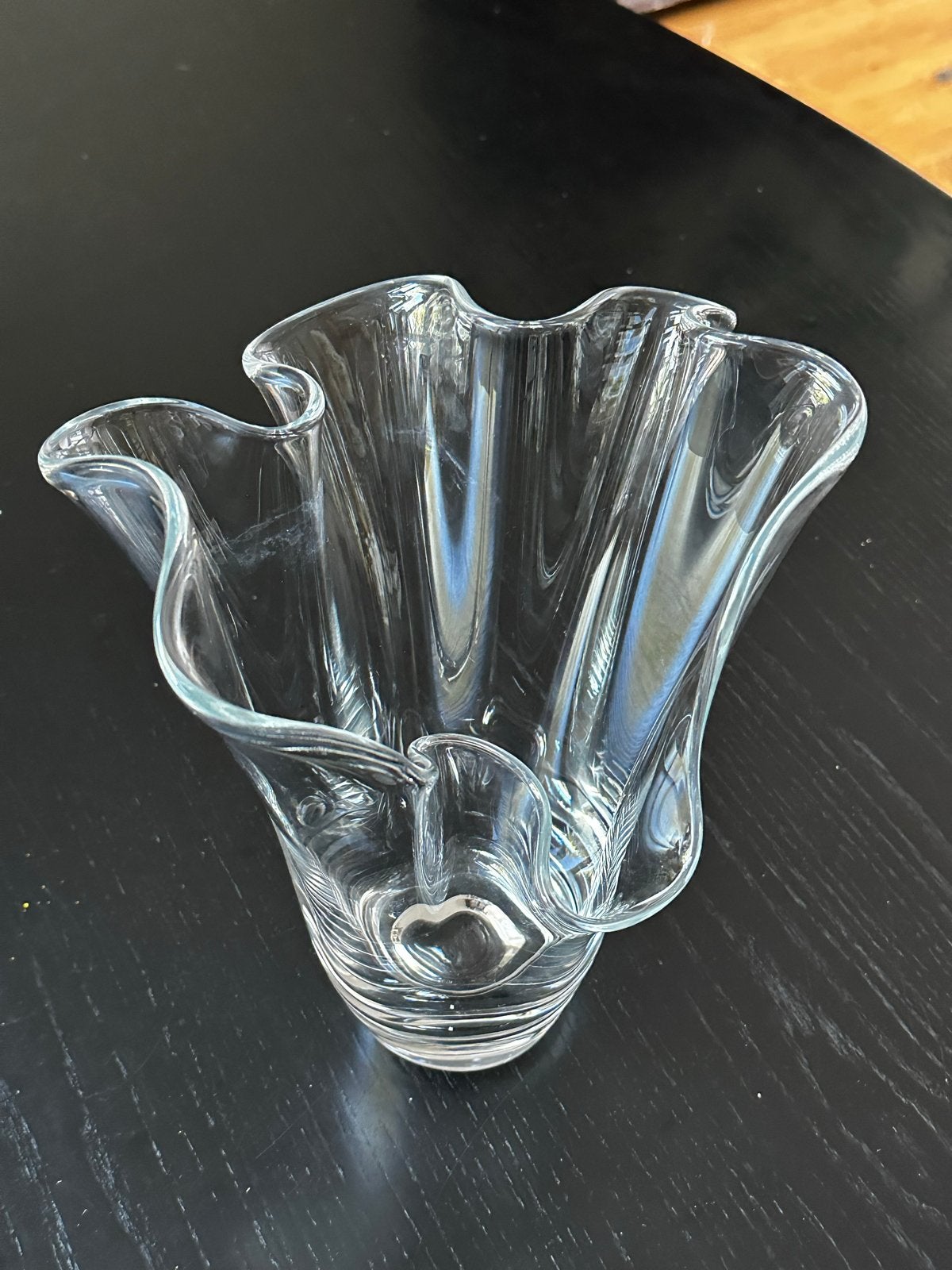 Vintage Zakdoekvaas / Fazoletto vaas - Hoogte 26cm, Ophalen