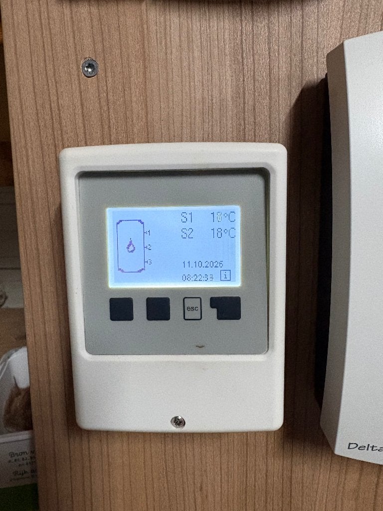 Sorel Thermostaat controller (Delta-T) buffervat/boiler, Doe-het-zelf en Verbouw, Thermostaat, Minder dan 30 cm, Minder dan 60 cm