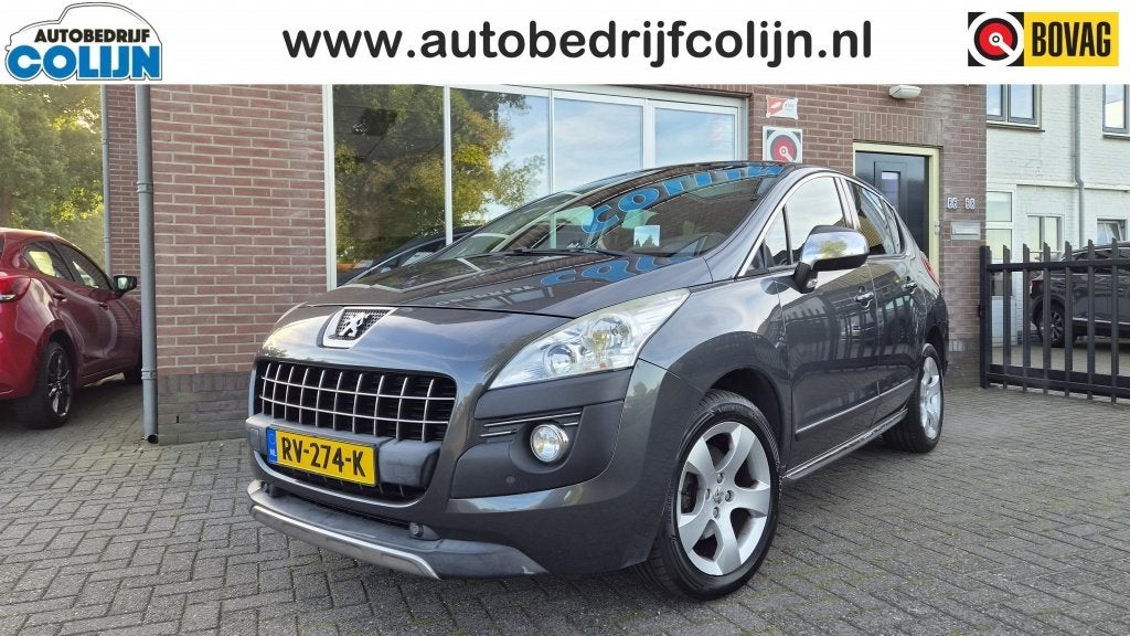 Peugeot 3008 1.6 Allure, Panoramadak, Trekhaak Automaat, Auto's, Stof, Gebruikt, Zwart, 4 cilinders
