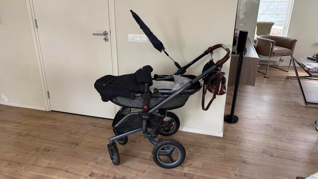 SilverCross Henley Surf Limited Edition Combiwagen + Autosto, Kinderen en Baby's, Kinderwagens en Combinaties, Gebruikt, Combiwagen