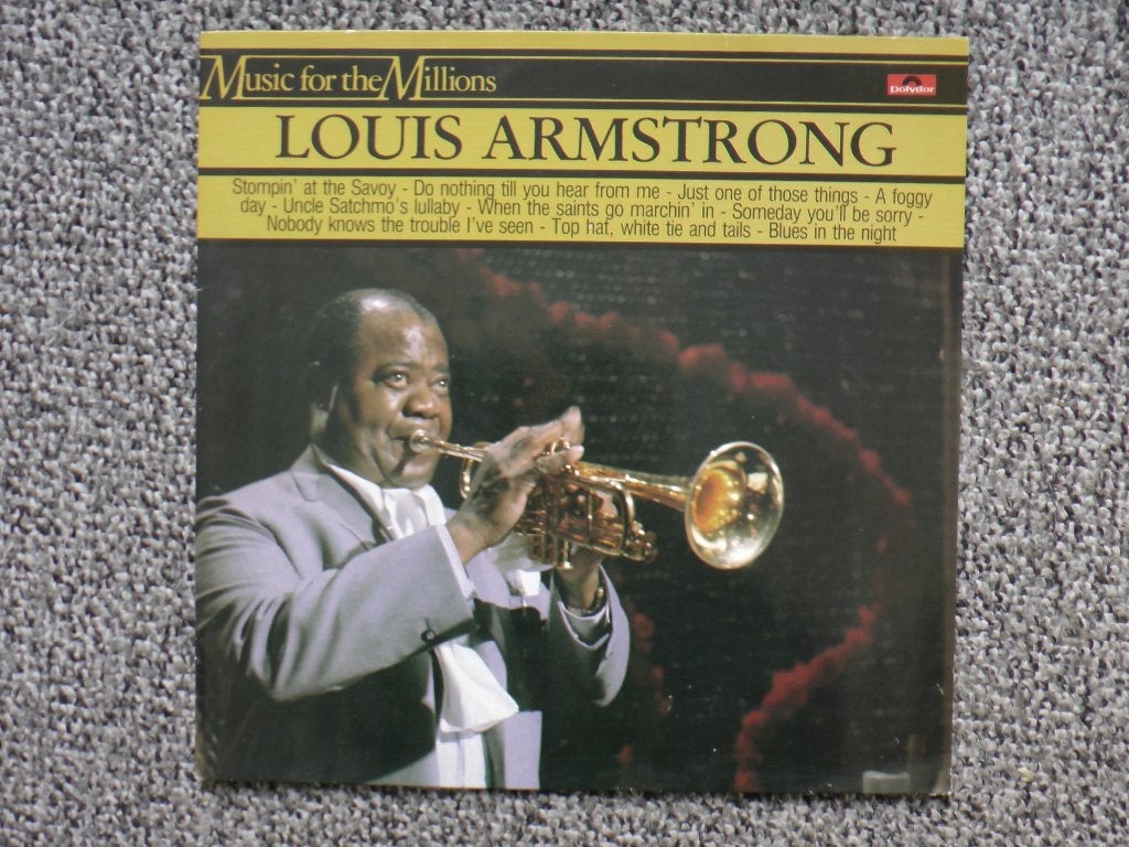 Louis Armstrong - Music for the Millions VINYL LP, Voor 1960, Zo goed als nieuw, 12 inch, Fotohoes