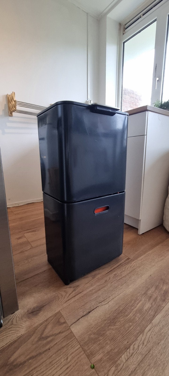 Joseph Joseph Totem prullenbak Grafiet 60L, Huis en Inrichting, Woonaccessoires | Prullenbakken, Ophalen, Kunststof, Met pedaal