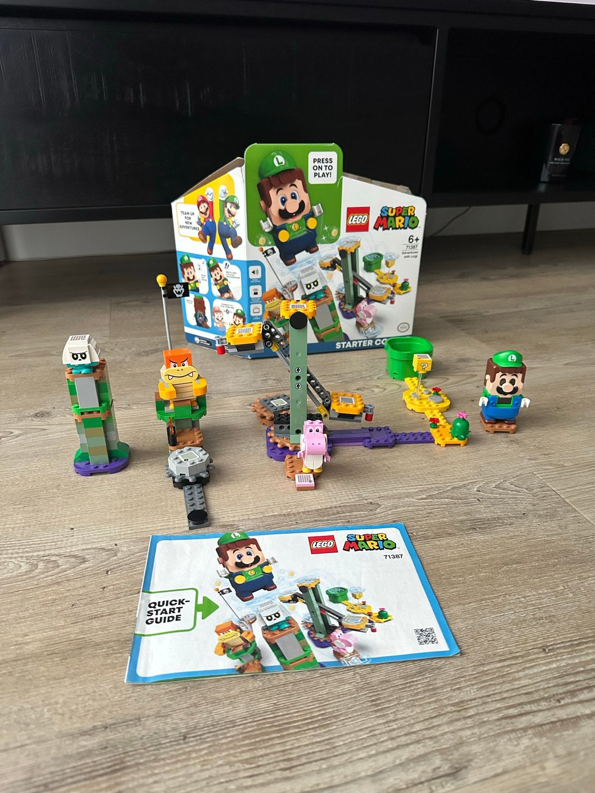 LEGO Super Mario Avonturen met Luigi Starterset 71387, Gebruikt, Lego, Overige typen, Ophalen of Verzenden