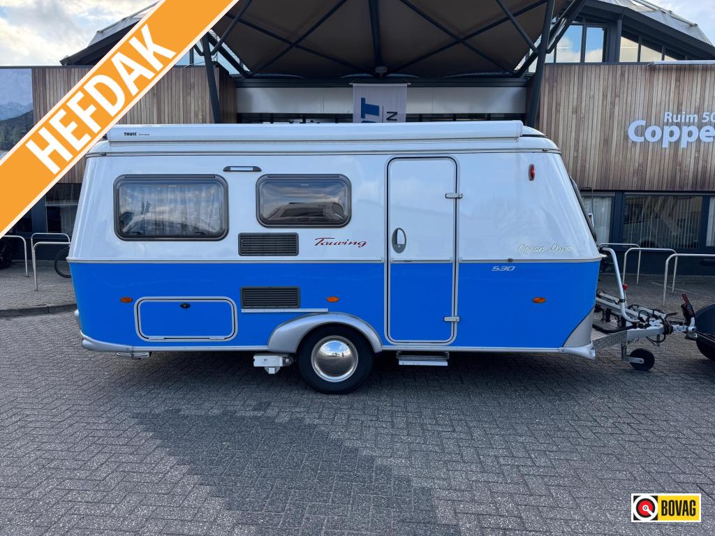 Eriba Touring Troll 530 2022 MOVER + LUIFEL!!!, Caravans en Kamperen, Caravans, Bedrijf, Treinzit, 4 tot 5 meter, Eriba