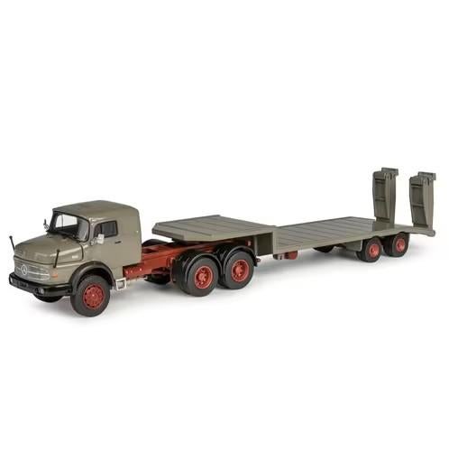 Mercedes Benz LAS 2624 64 trekker  dieplader 1:50, Hobby en Vrije tijd, Modelauto's | 1:50, Ophalen of Verzenden, Nieuw, Bus of Vrachtwagen