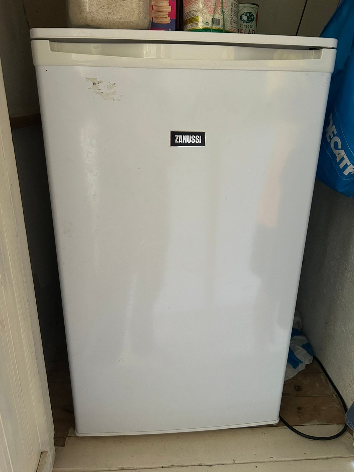 Zanussi vriezer, Witgoed en Apparatuur, Vriezers en Diepvrieskisten, Gebruikt, Minder dan 60 cm, Vrijstaand, Ophalen