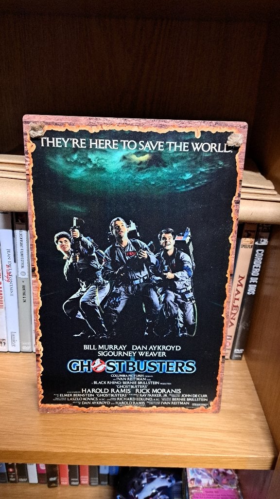 Poster Ghostbusters, Ophalen of Verzenden, Zo goed als nieuw, Film, Foto of Kaart