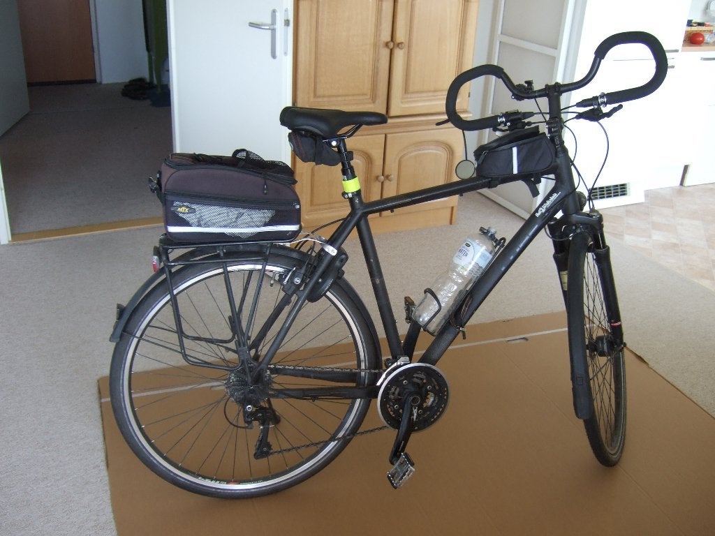 Trekkingfiets Cube, 28 inch, Gebruikt, Vering, Velgrem