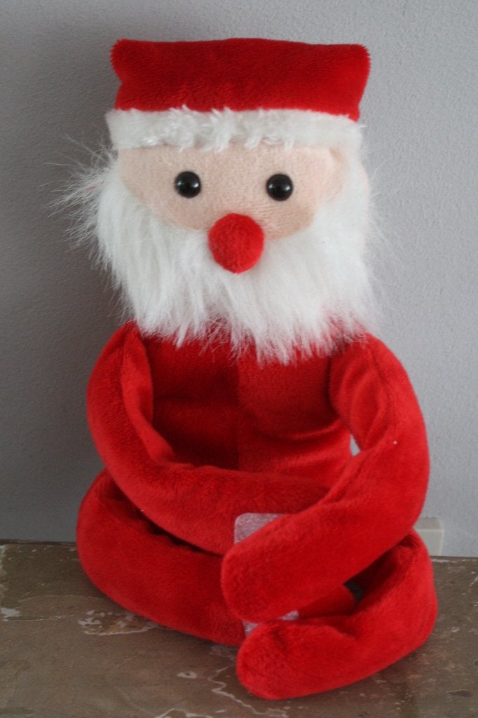 flessen knuffel kerstman, Diversen, Ophalen of Verzenden, Gebruikt
