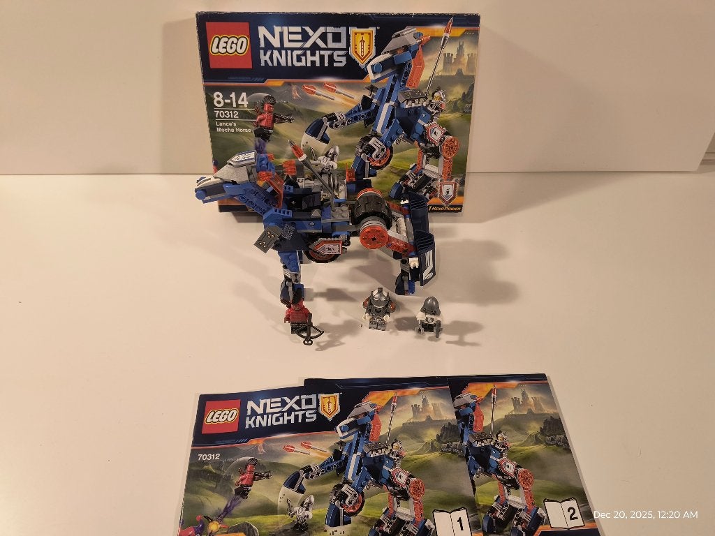 LEGO NEXO knights 70312 Lance's Mecha Horse compleet, Kinderen en Baby's, Speelgoed | Duplo en Lego, Lego, Ophalen of Verzenden