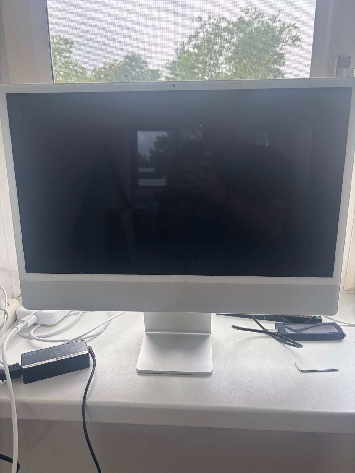 Apple iMac 2023 24" M1 16GB RAM 256GB SSD Zilver, Computers en Software, Apple Desktops, Ophalen, SSD, IMac, Zo goed als nieuw