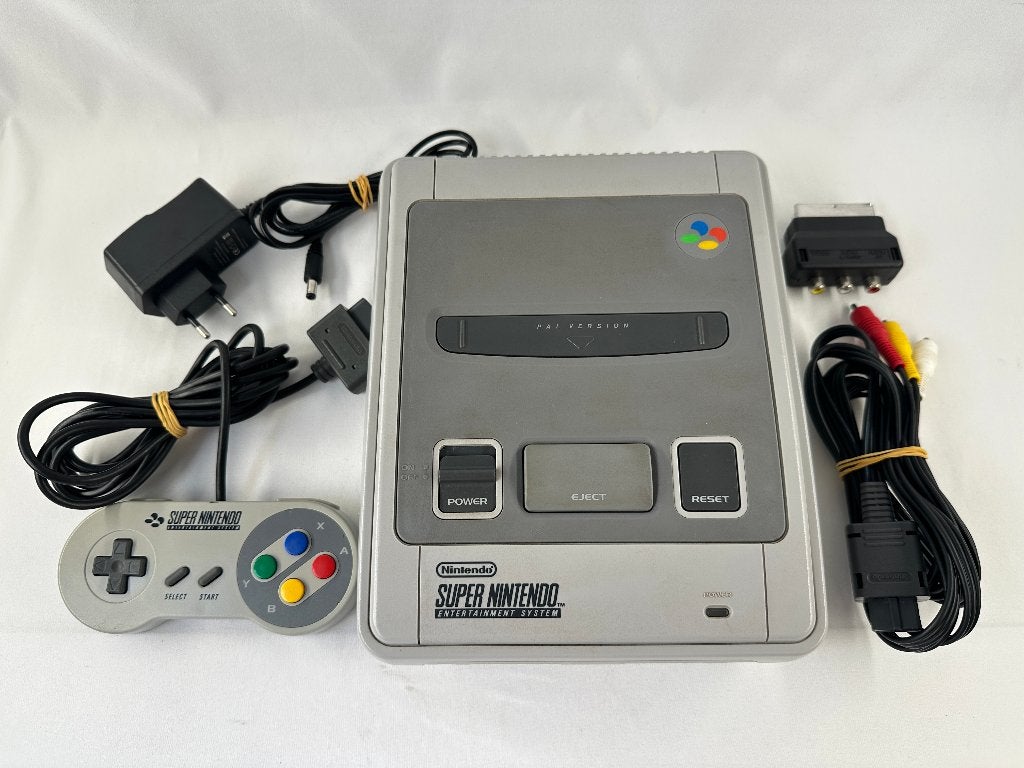Super Nintendo spelcomputer + Controller & Kabels - SNES, Nintendo, Gebruikt, Onbekend, Ophalen of Verzenden
