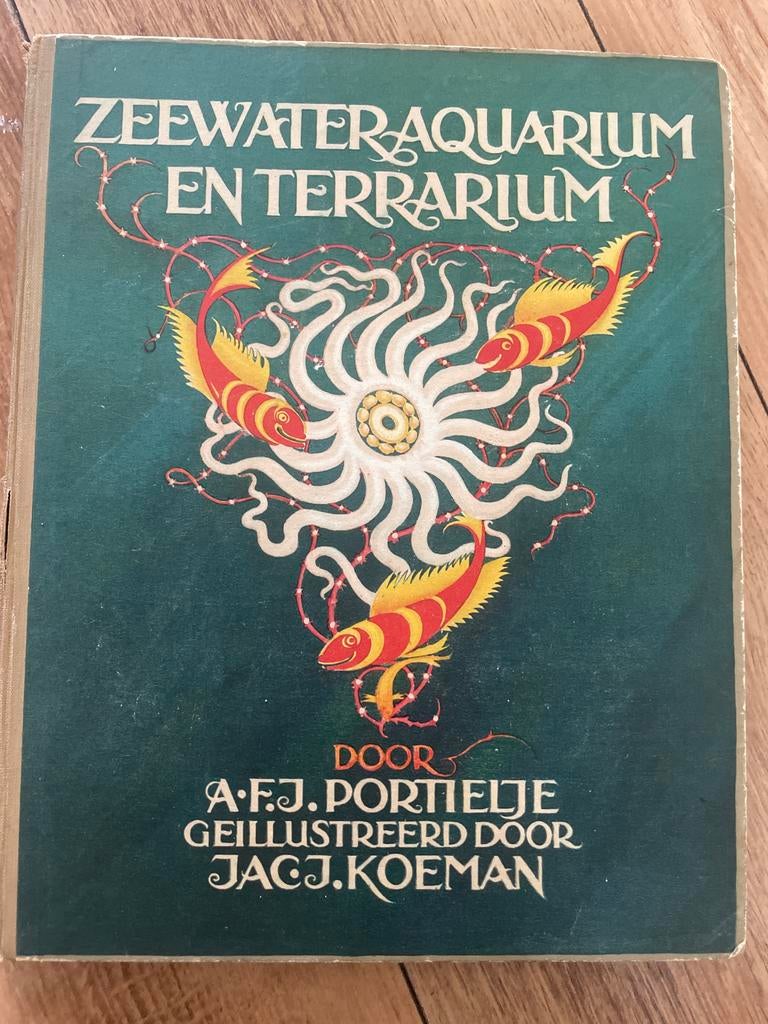 Zeewater-Aquarium en Terrarium - A.F.J. Portielje (1930), Ophalen of Verzenden, Gelezen