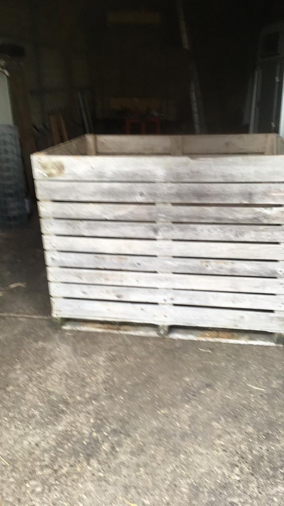 Aardappelkist /productkist /kuubskist haardhout opslag, Tuin en Terras, Haardhout, Minder dan 3 m³, Ophalen