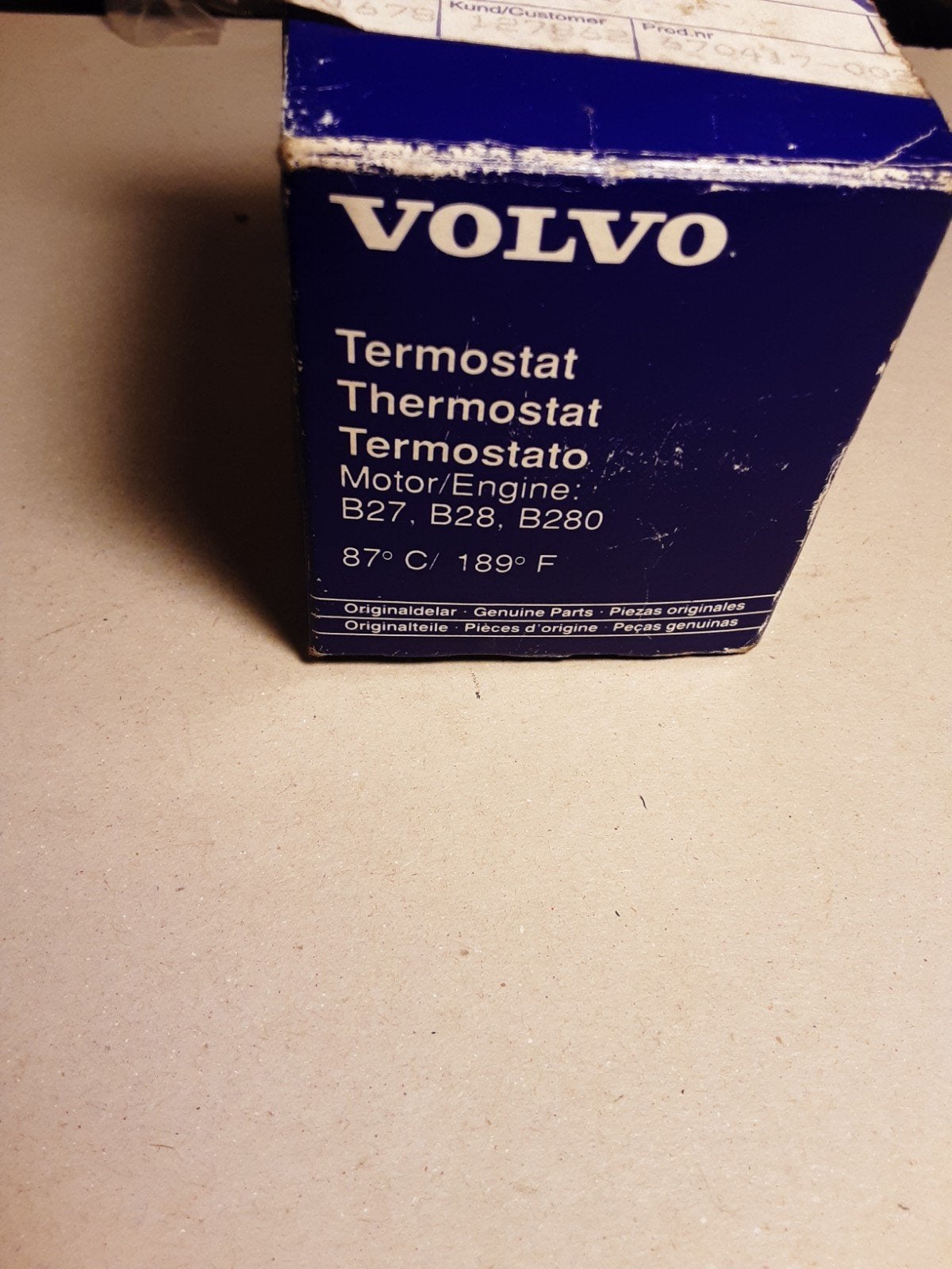 thermostaat volvo 260 serie, Ophalen of Verzenden, Nieuw, Volvo