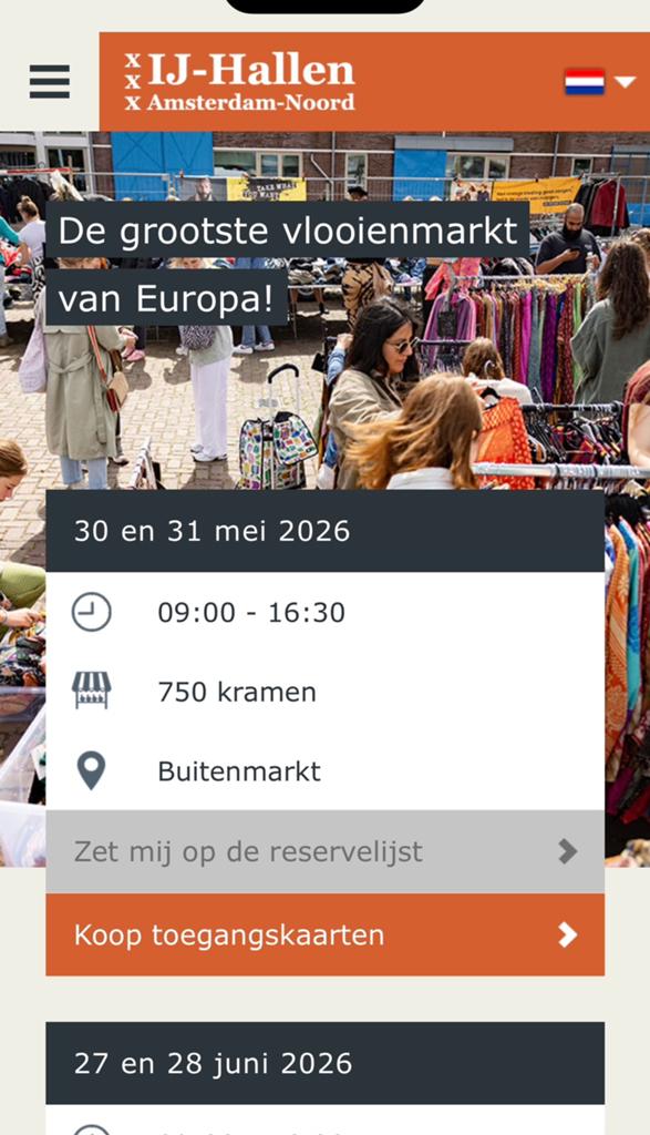 IJhallen kraam gezocht voor 30 en 31 mei!, Tickets en Kaartjes, Evenementen en Festivals, Eén persoon, Meerdaags