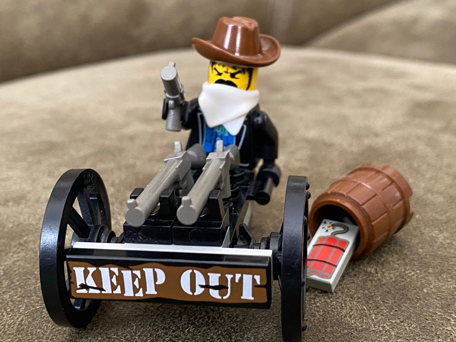 Lego Western 6790 Bandit's Secret Hideout met minifiguur, Kinderen en Baby's, Overige thema's, Lego, Ophalen of Verzenden, Zo goed als nieuw