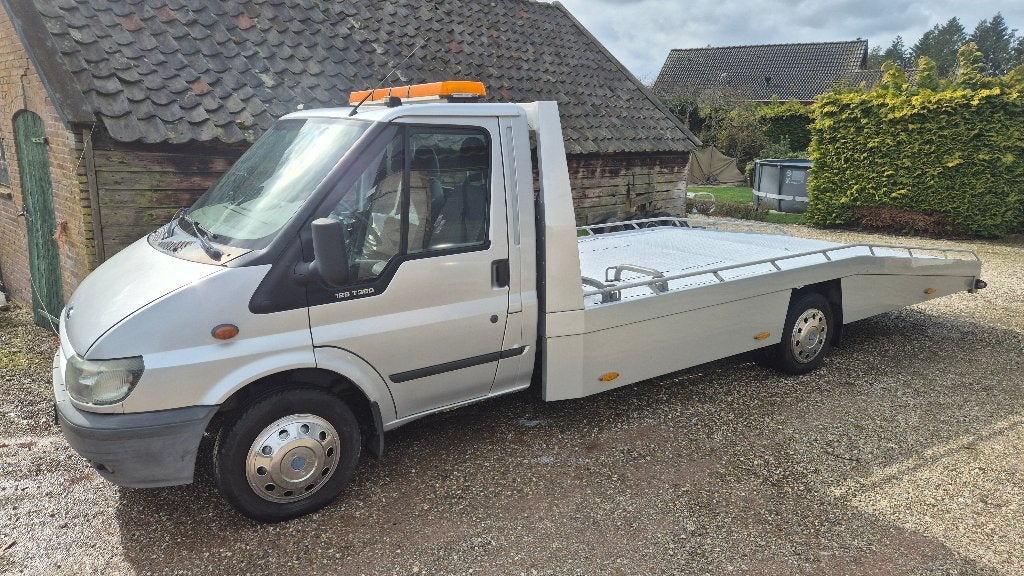 Ford Transit 350 L DL CC 2004 OPRIJWAGEN LOOPT NIET, Zwart, 4 cilinders, 2100 kg, Origineel Nederlands
