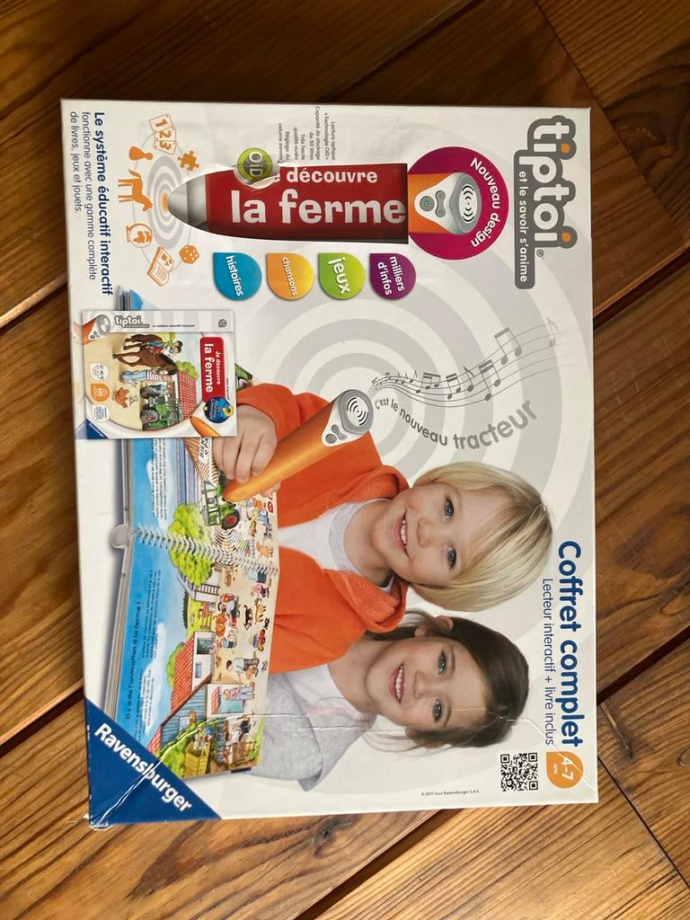 Tiptoi Starterset: Ontdek de Boerderij (Frans), Kinderen en Baby's, Speelgoed | Educatief en Creatief, Ophalen of Verzenden, Zo goed als nieuw