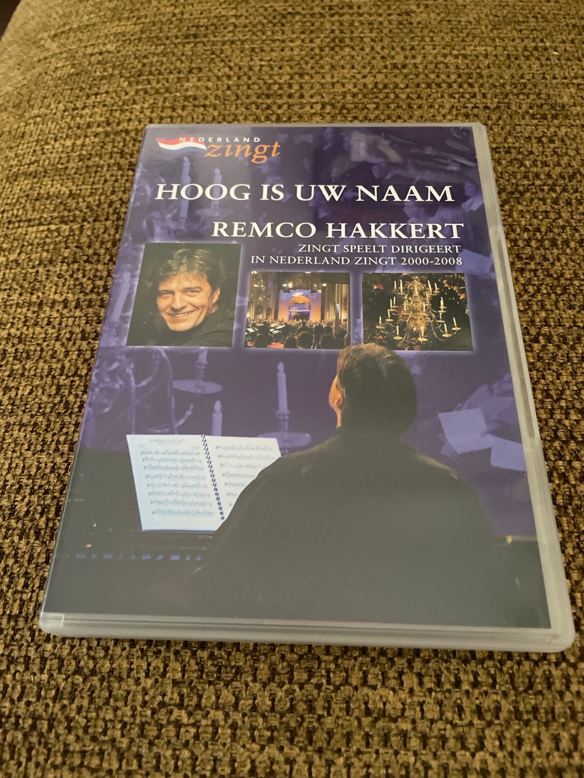 Remco Hakkert - Hoog is Uw Naam dvd (Nederland Zingt), Cd's en Dvd's, Alle leeftijden, Zo goed als nieuw, Inclusief doosje, Ophalen of Verzenden