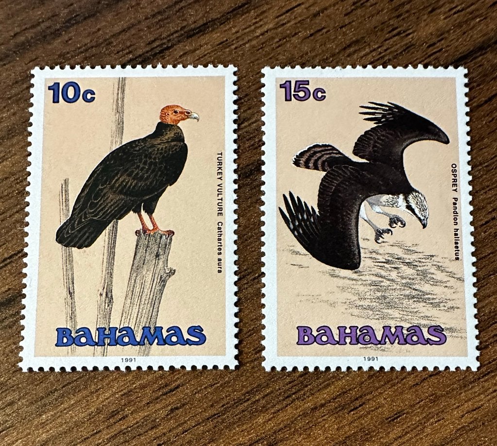 Bahamas 1991 Roofvogels Postfris - vogels, Ophalen of Verzenden, Postfris