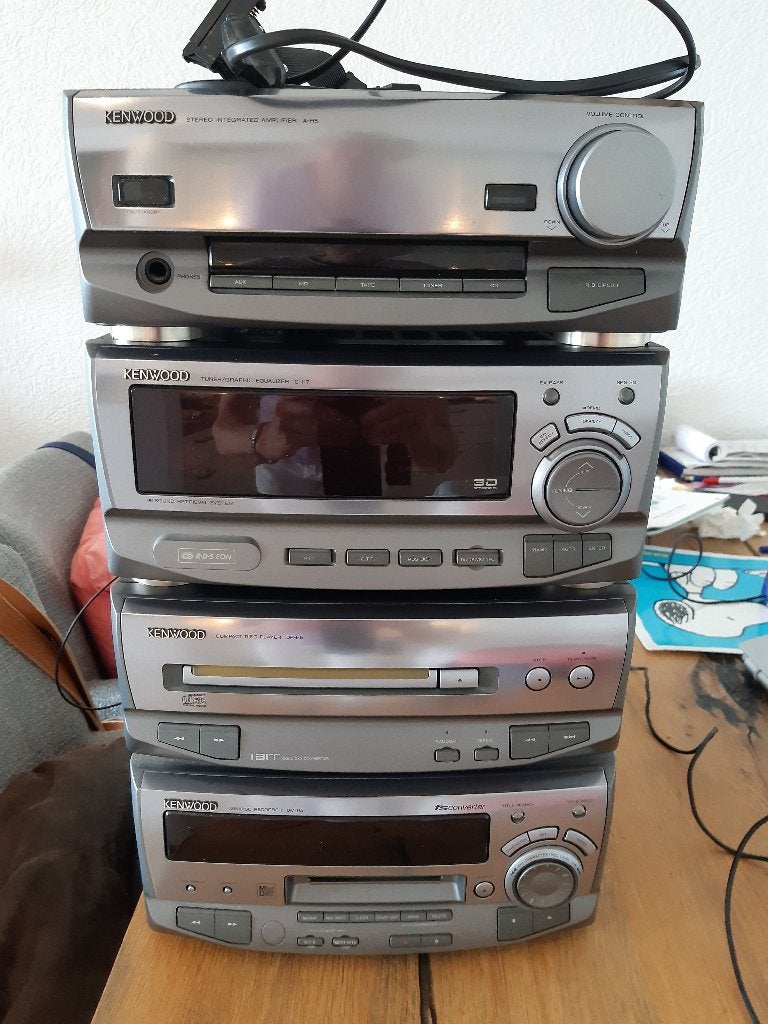 Te koop Kenwood stereosetje, radio, equalizer, minidisc, Ophalen, Gebruikt, Tuner of Radio, Overige merken