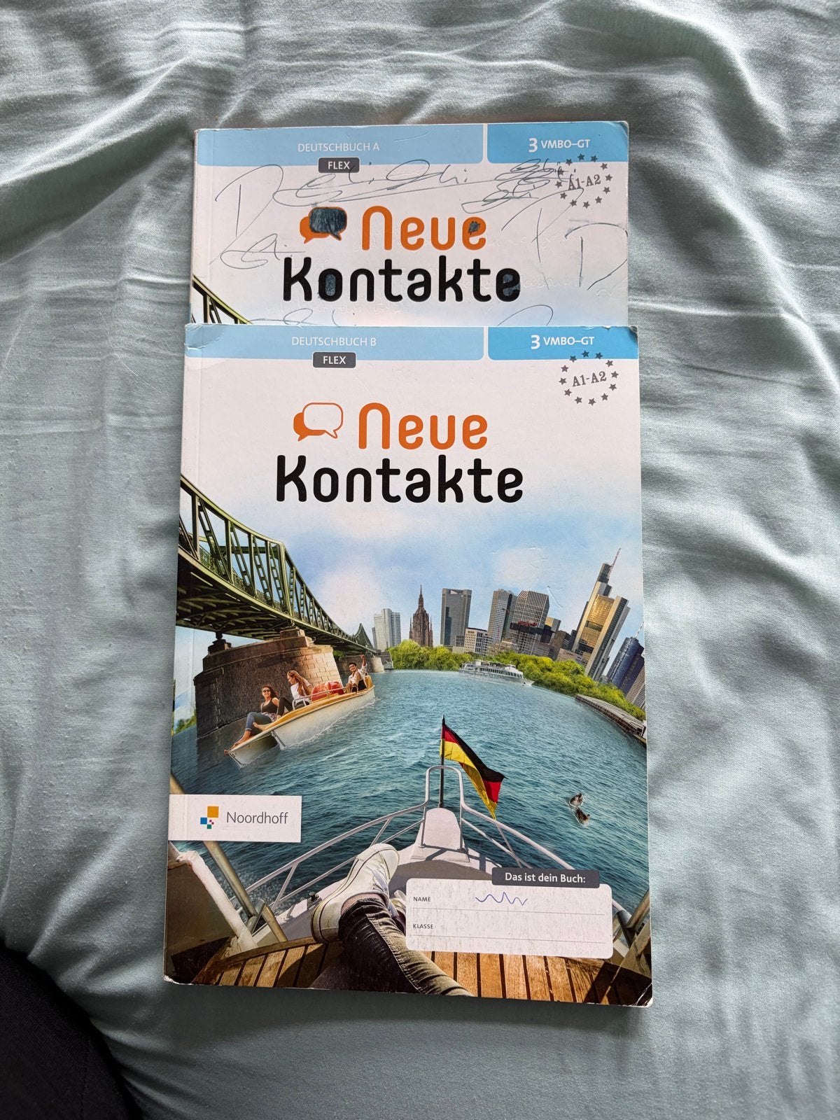 Duits boek Neue Kontakte Flex 3 VMBO-GT (A & B), Boeken, Schoolboeken, Ophalen of Verzenden, Gelezen, VMBO, Duits