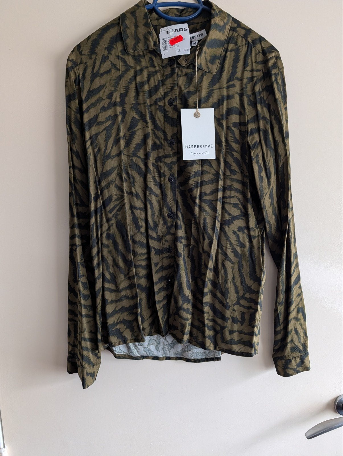 Harper & Yve Blouse met zebraprint - Maat M, Kleding | Dames, Blouses en Tunieken, Maat 38/40 (M), Nieuw, Ophalen of Verzenden