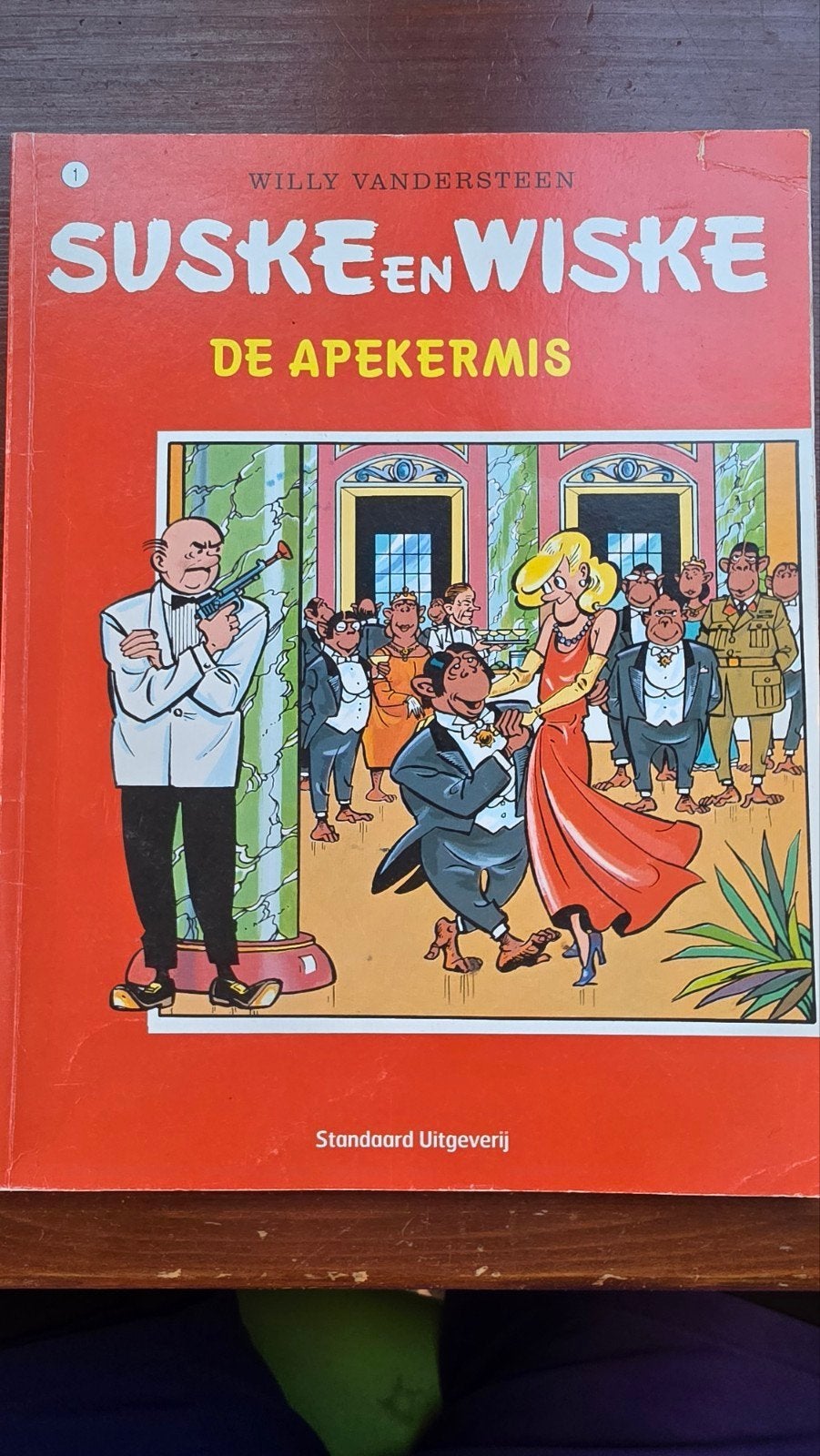 Suske en Wiske nummer 1 - De Apekeris (Shell uitgave), Boeken, Eén stripboek, Ophalen of Verzenden, Zo goed als nieuw, Willie Vandersteen