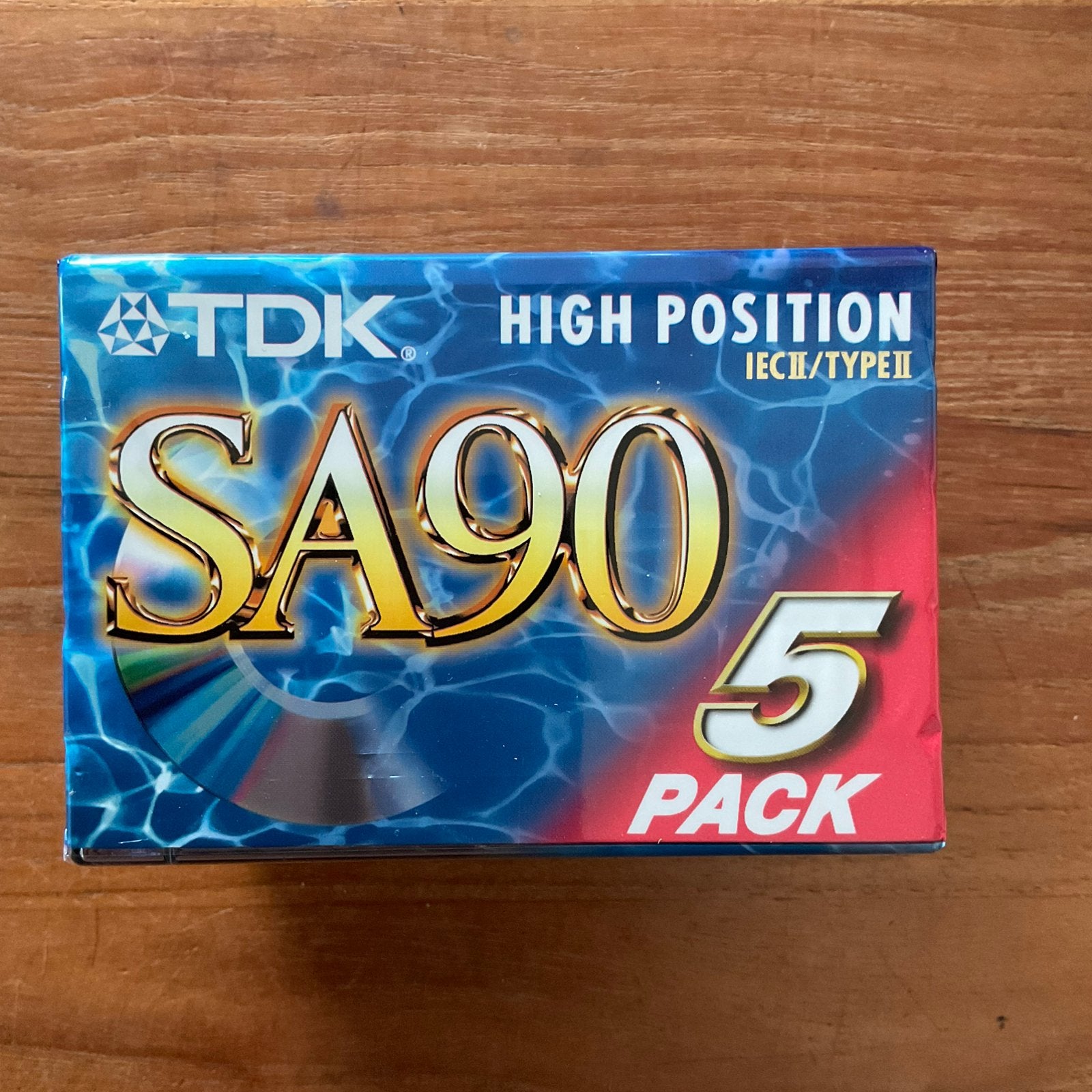 TDK SA90 5 pack geseald, Cd's en Dvd's, Cassettebandjes, 2 t/m 25 bandjes, Overige genres, Ophalen of Verzenden, Nieuw in verpakking