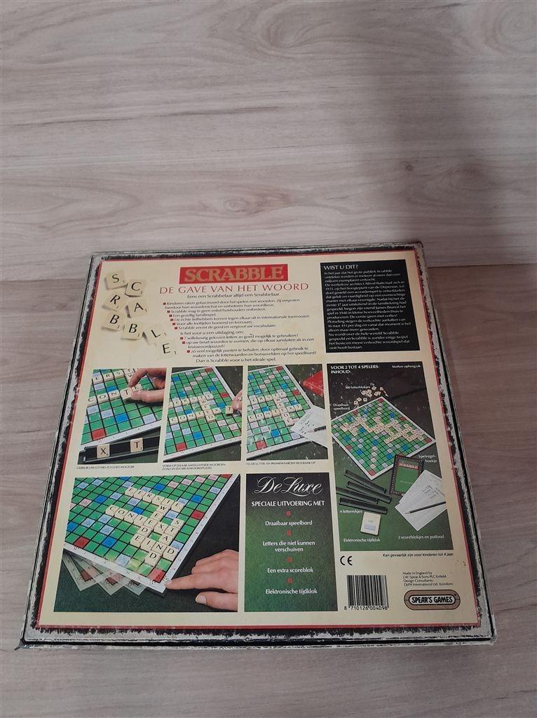 scrabble grote vierkante versie. Mindere doos - s5118, Verzenden, Zo goed als nieuw