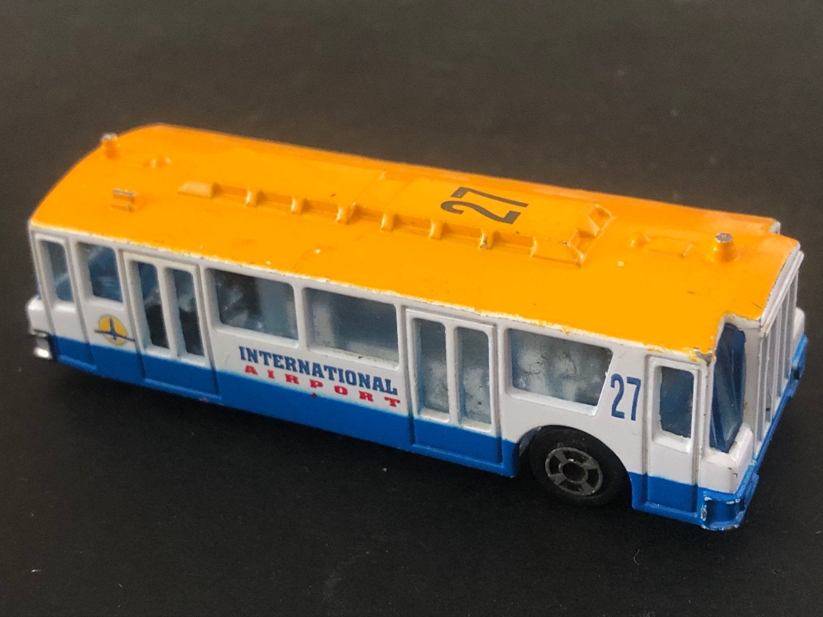 Vintage Speelgoed Bus - International Airport - Nr. 27, Kinderen en Baby's, Ophalen of Verzenden, Gebruikt