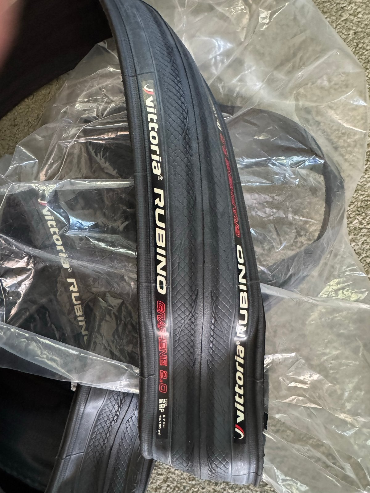 2x Vittoria Rubino Graphene 2.0 racefietsbanden 28, Ophalen, Band, Nieuw, Rubber