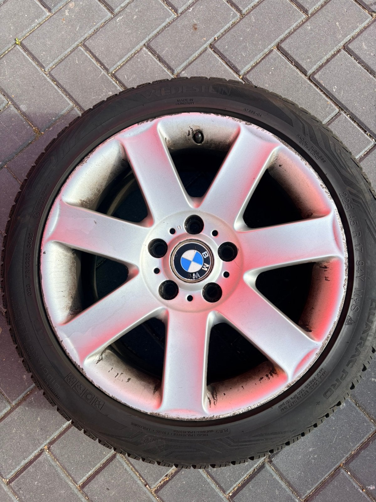 Bmw velgen 17 inch met banden 5x120, Ophalen